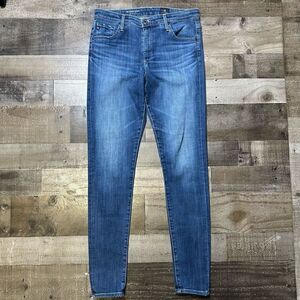 Adriano Goldschmied Women’s Size 30 Jeans Blue The Farrah Skinny High Rise